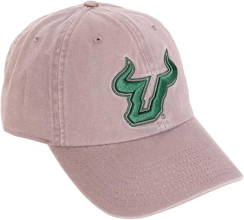 Desert Cactus University of South Florida Baseball Hat USF Bulls Brimmed Embroidered Hats Cap Adjustable Cloth Strap Adult