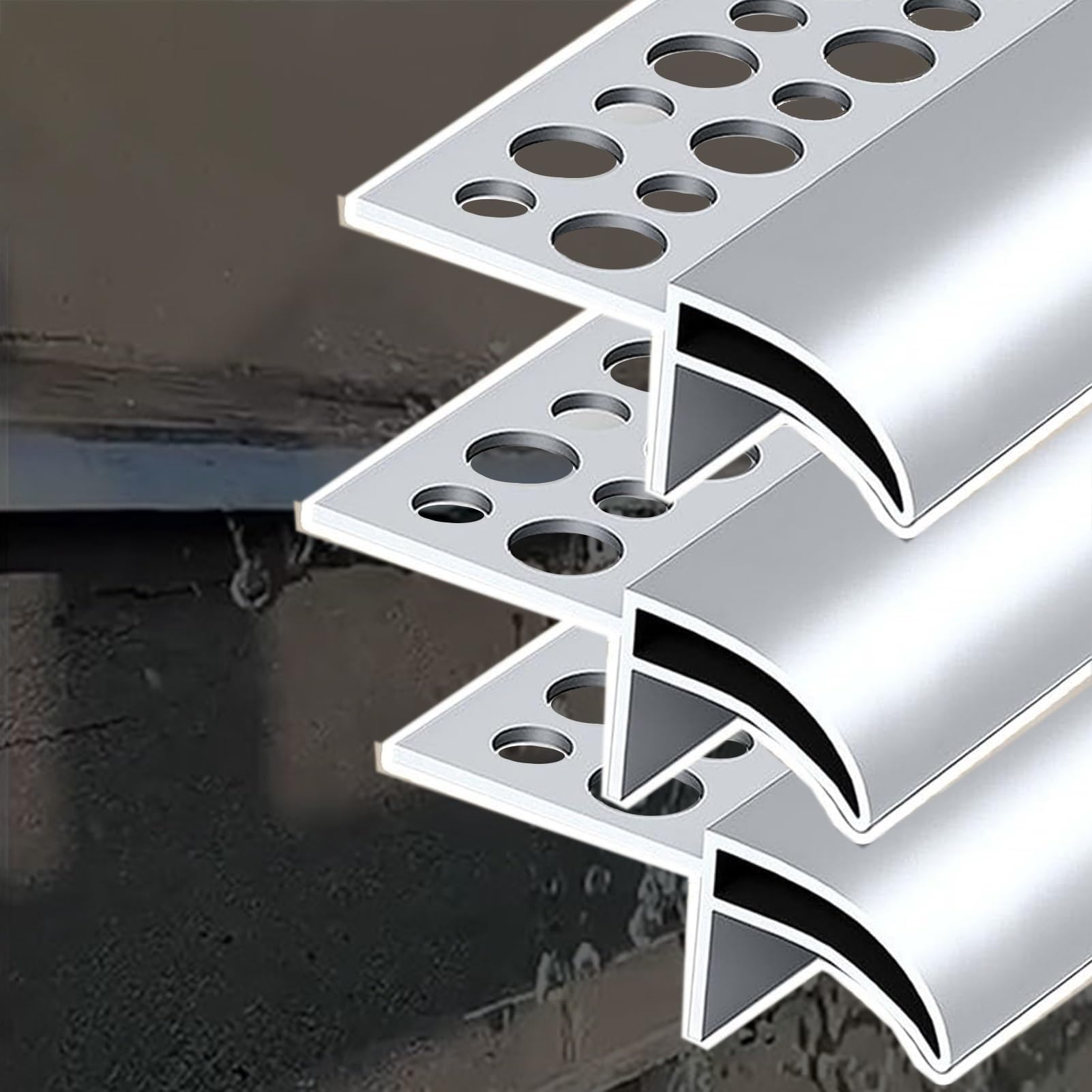 Protector de canalón de aluminio de 180 cm, 3 unidades, para techo, 90 cm x 50 mm, antigoteo para agua de lluvia, fácil instalación