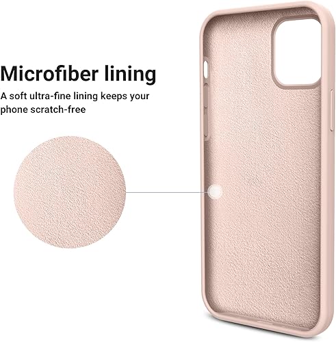 Miniatura 6 de OTOFLY - Funda para iPhone 12 Pro Max de 6.7 (2020), serie sedosa y suave al tacto, silicona líquida suave de alta calidad, carcasa protectora de