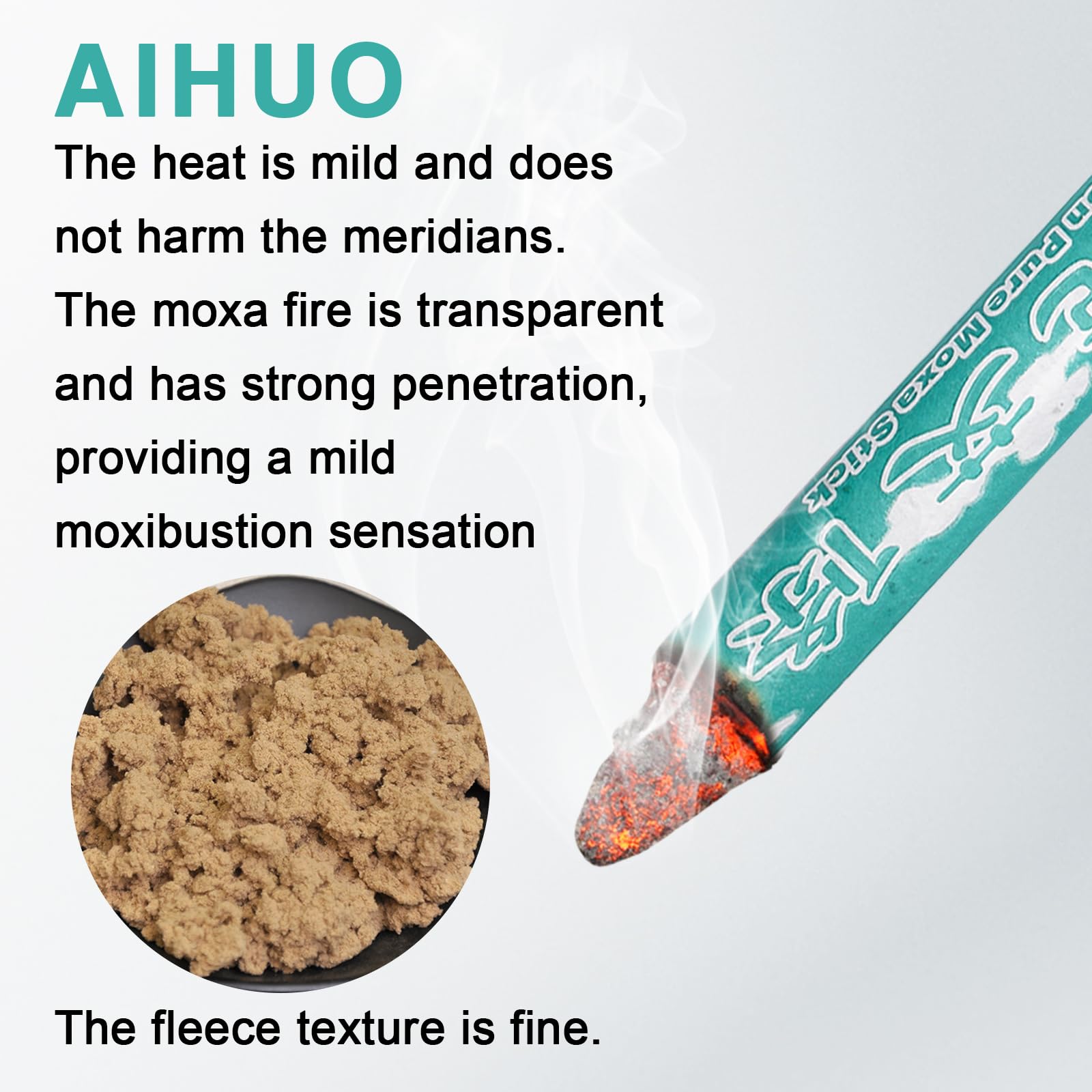 30 unidades de palos de moxa naturales puros, moxa rollos, moxa puros, moxa Roll Sticks puro natural hecho a mano para ancianos, mujeres, niños (rollos de moxibustión)