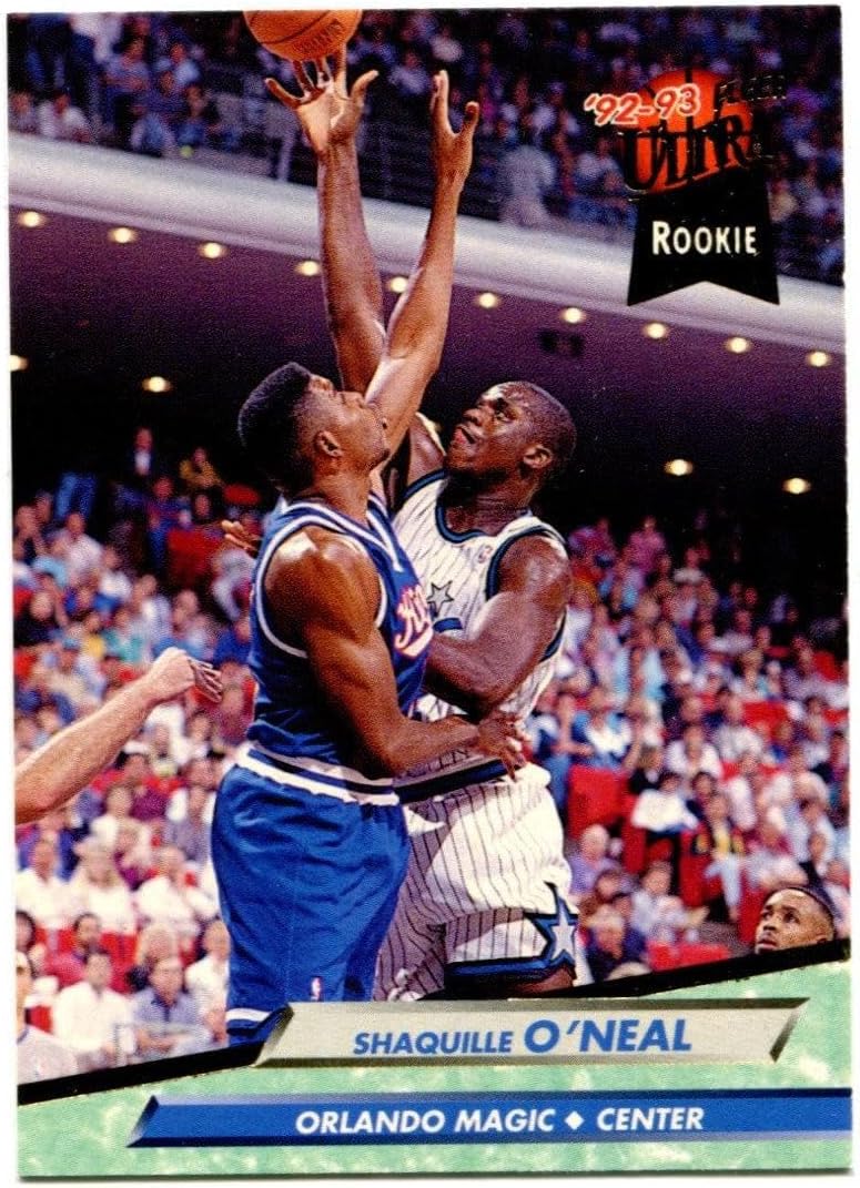 Shaquille O'Neil 1992 Fleer Ultra Rookie Card #328 - Basketball Slabbed Rookie Cards