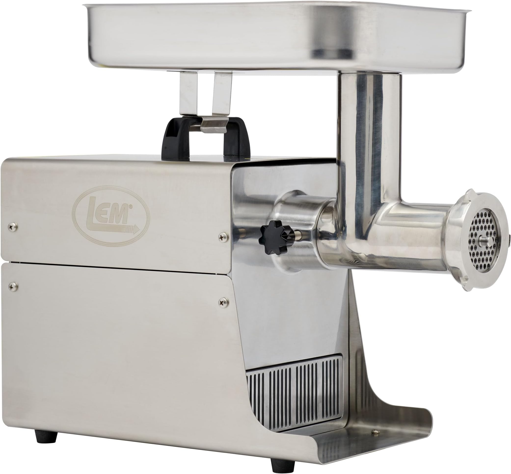 LEM Products BigBite Dual Grind #8 Meat Grinder, 0.50 HP Stainless Steel Electric Meat Grinder for Home Use, Commercial-Quality Food Processor for Grinding, Sausage Stuffing, Cooking