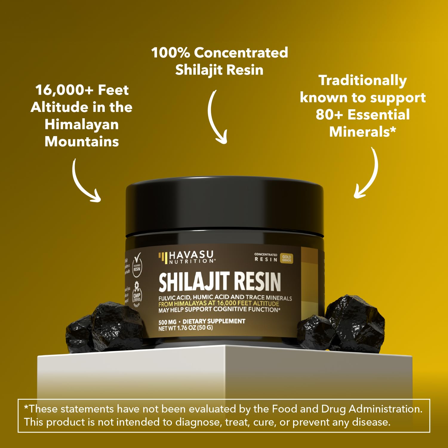 Himalayan Shilajit Resin with Fulvic Acid, Humic Acid & Trace Minerals — Amazon image 7