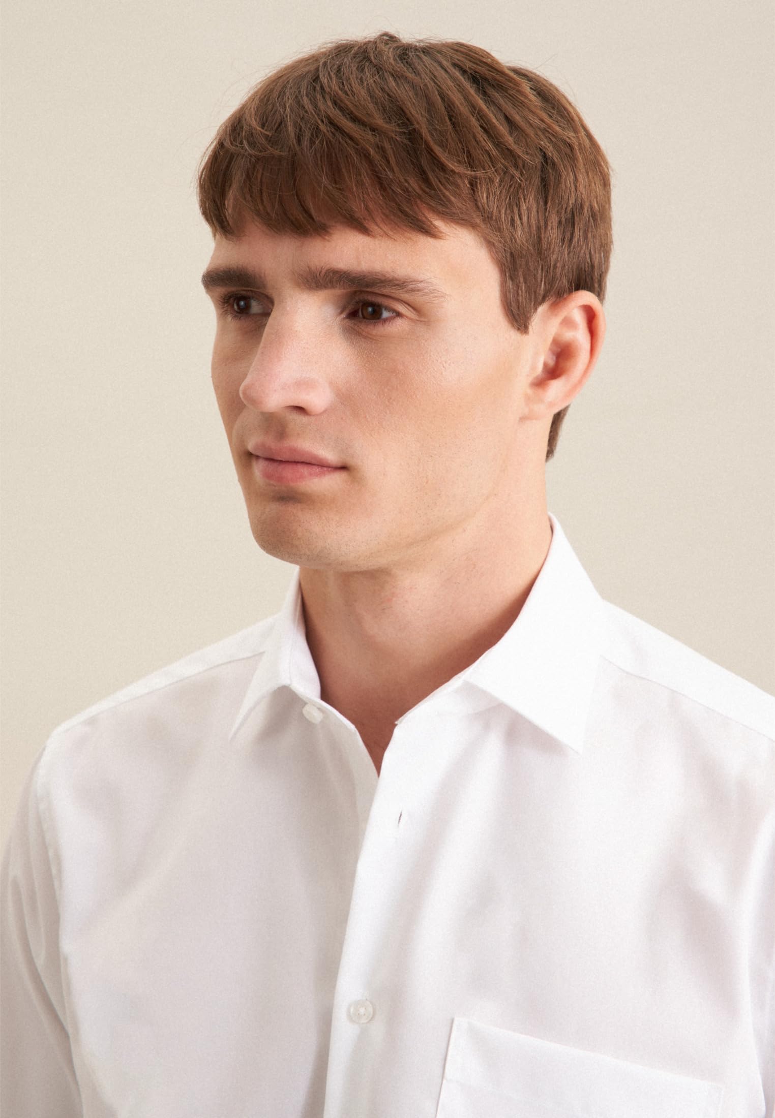 Seidensticker Camicia Business da Uomo - vestibilità Regolare - No Stiro - Collo Kent - Manica Lunga - 100% Cotone