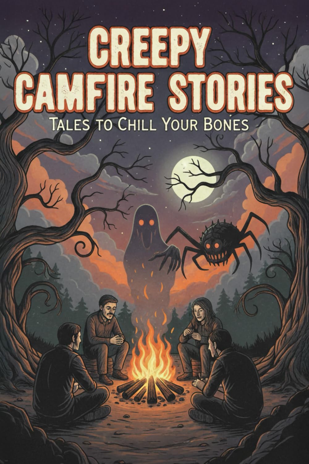 Creepy Campfire Stories: Short Scary Stories for Camping, Sleepovers, and Late-Night Chills