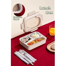 Porsima Paslanmaz  elik 3 B lmeli Vakumlu Yemek Termosu Beslenme Kutusu Ta nabilir Lunch Box Sefer Tas , DAHU202500000663