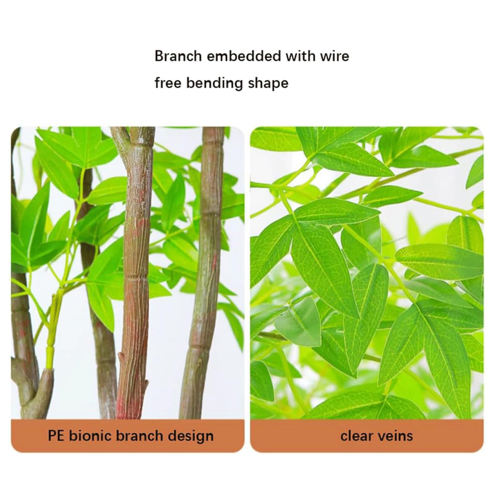 Amazon｜人工観葉植物 150 センチメートル/4.9 フィート人工木人工竹の