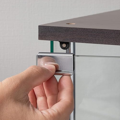 Miniatura 7 de Fuji Boeki 96049 Collection Case, Figure Case, 3 Tiers, Width 16.7 x Depth 14.4 x Height 33.9 inches (42.5 x 36.5 x 86 cm), Brown, Tempered Glass,