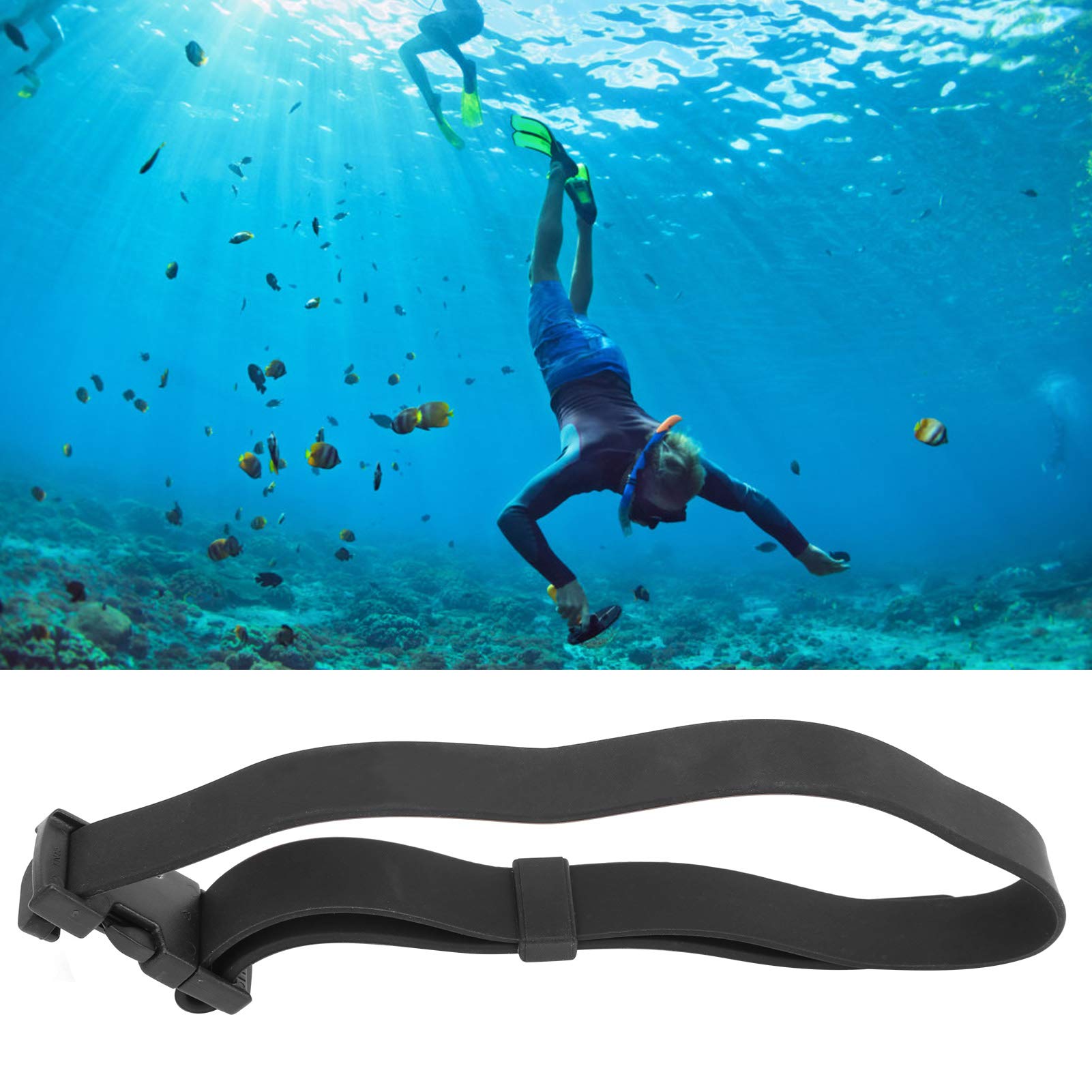 Cinghie per Coltelli da Immersione Cintura per Coltelli di Ricambio per Lo Snorkeling Cinghie per Coltelli in Gomma a Sgancio Rapido Cintura per Coltelli Subacquei per Coltello Subacqueo Fisso