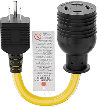 Amazon.com: NEMA 5-15P to L14-30R Power Adapter Cord, WINXUS