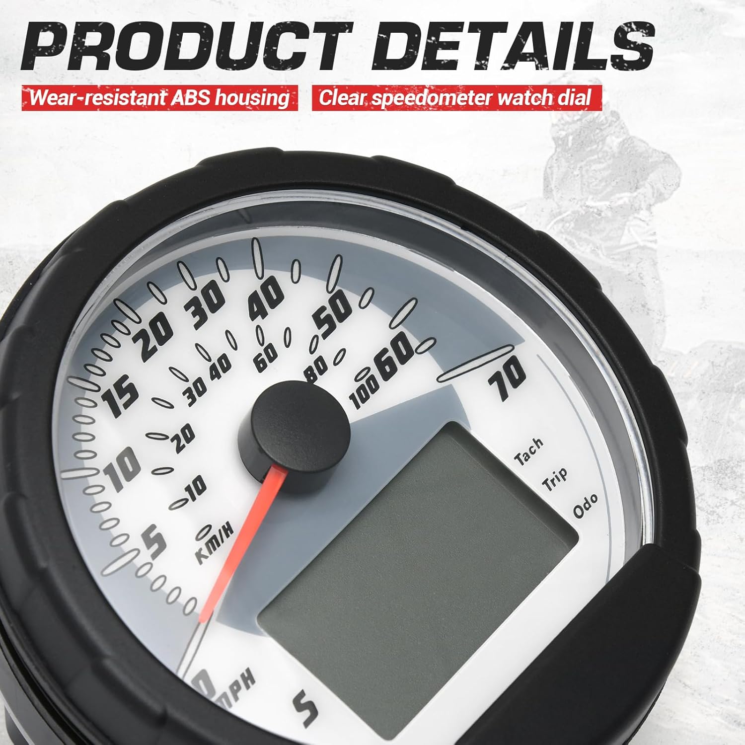 3280431 ATV Speedometer Gauge Cluster Assembly Compatible with Polaris Sportsman 400 450 500 600 700 800, ATP 500 (2004–2012) – Replaces #3280528, 3280482