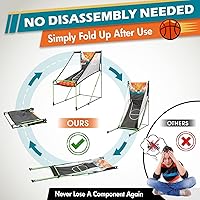 Vista 4 de Juego de Arcade de Baloncesto Electrónico - Juegos Deportivos de Interior para Niños y Adultos, Cumpleaños, Actividades de Fiesta de Navidad