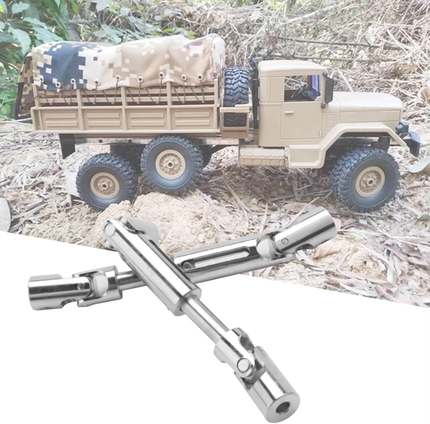 RCドライブシャフト WPL B16 B36用 JJRC Q60 Q63 Q64用 Fayee FY004用 MN-77 RCカーア