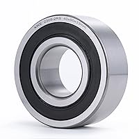 Vista 10 de XIKE 1 Pcs 2201-2RS Sealed Self-Aligning Ball Bearings 12x32x14mm, Lubricated and Chrome Steel Fits