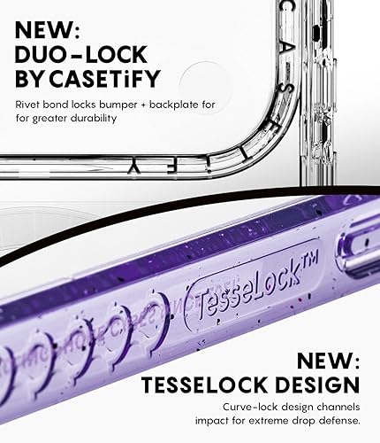 Miniatura 10 de CASETiFY Funda Bounce para iPhone 15 Pro Max 6 veces probada contra caídas de grado militar, protección contra caídas de 21.3 piescompatible con