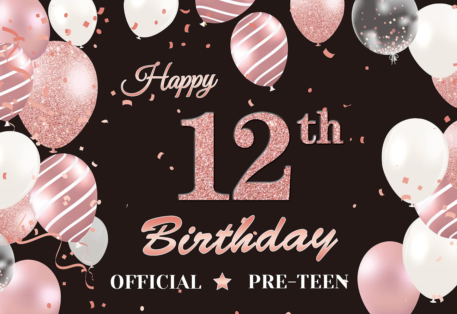 Décorations D'Anniversaire Pour Filles Et Garçons, Bannière « Happy