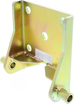 Speedway Universal Leaf Spring Lower Shock Mount Plate with Dual 1/2 Inch Mounting Bosses, Fits Front or Rear 3 Inch Springs, 9/16 U-Bolt Holes for Custom Suspension Builds