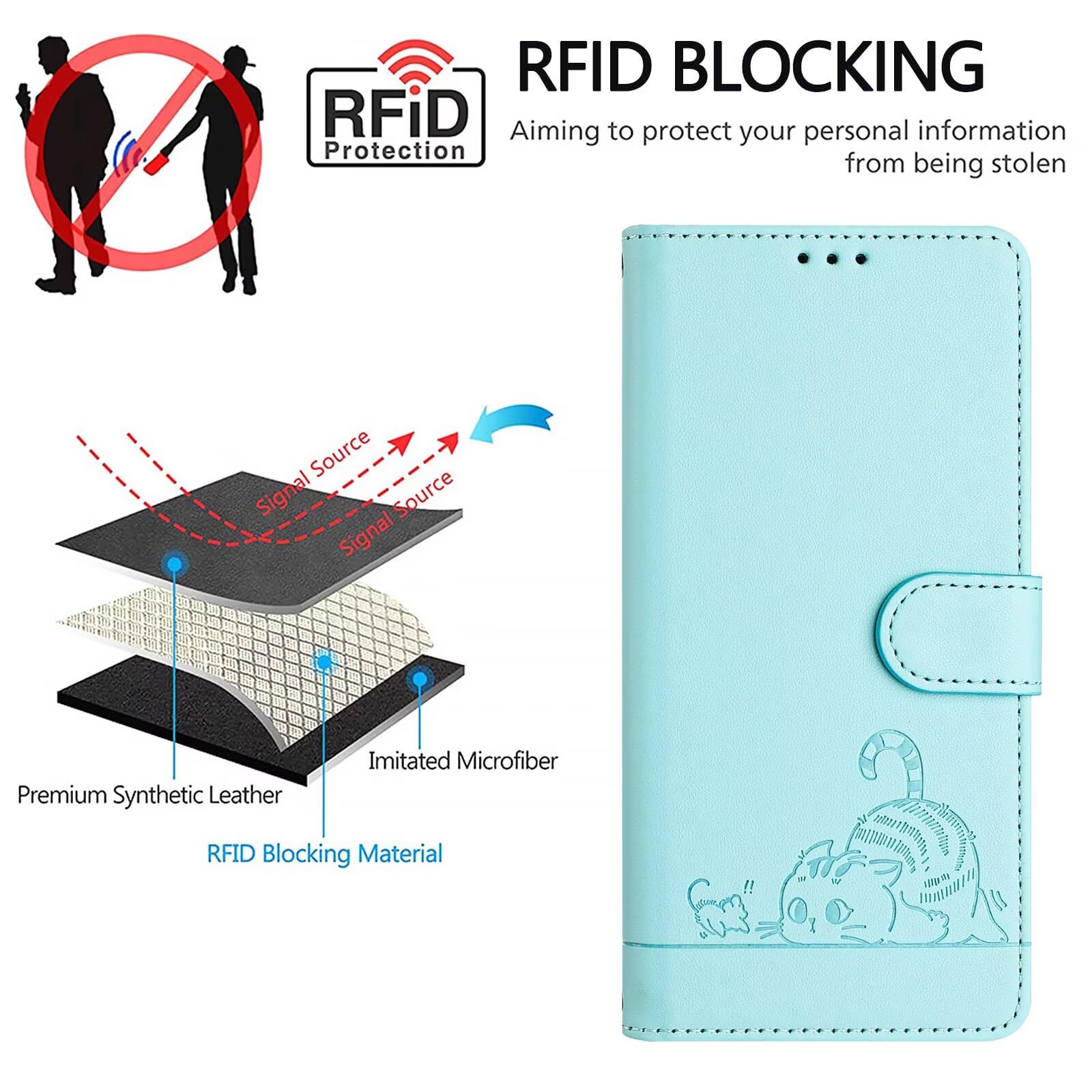 Cover Portafoglio OPPO Reno8 T 4G Blu - Design Farfalla 3D Relief