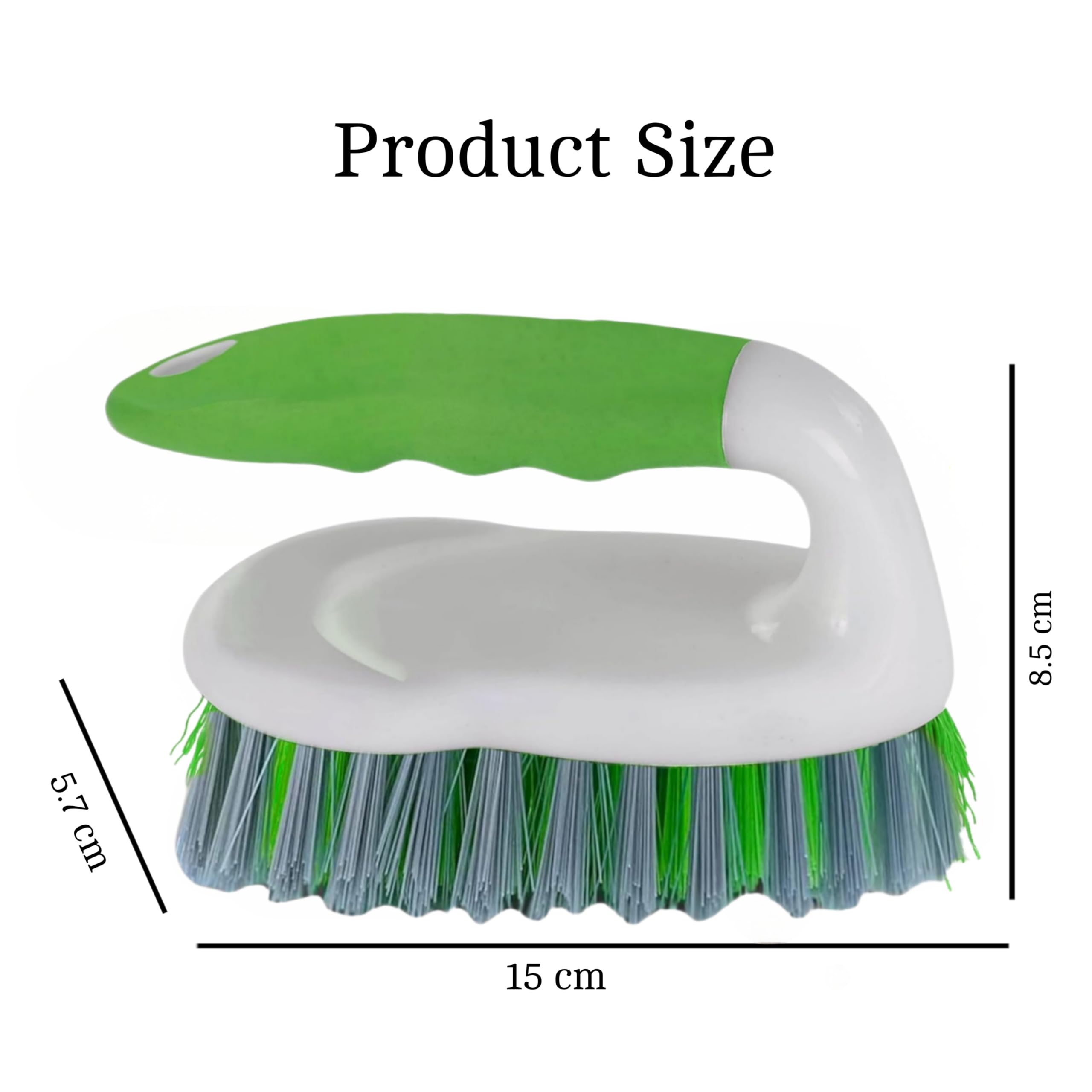 Scrubbing Brush Heavy Duty Hand Scrubber With Stiff Hand Scrub Deck Brush And Stiff Bassine Bristles Ideal Floor Brush Decking Home Care Cleaning Colour Green White Blue White Random Color 1 Pack