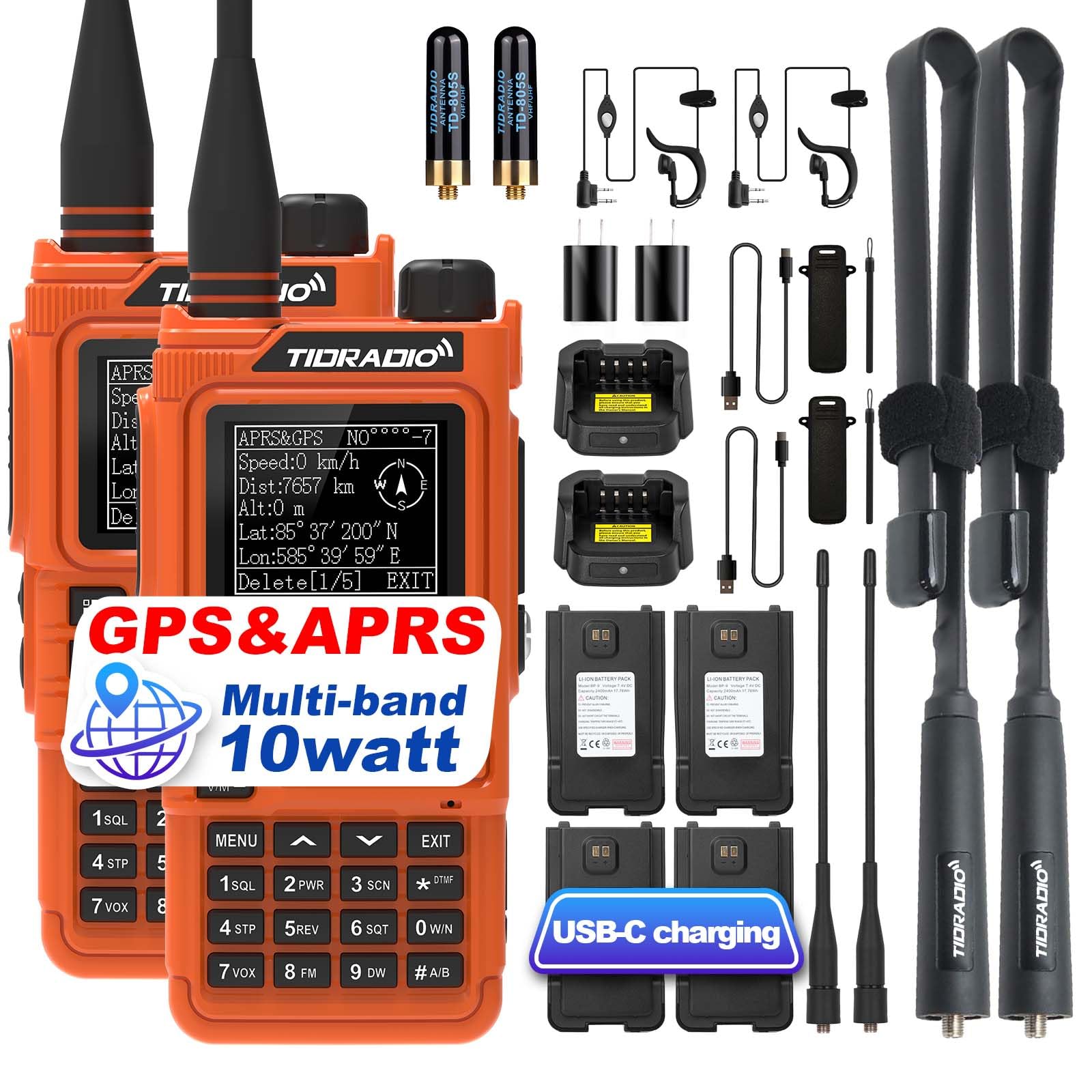 Photo 1 of TIDRADIO TD-H9 Ham Radio (2-Pack)