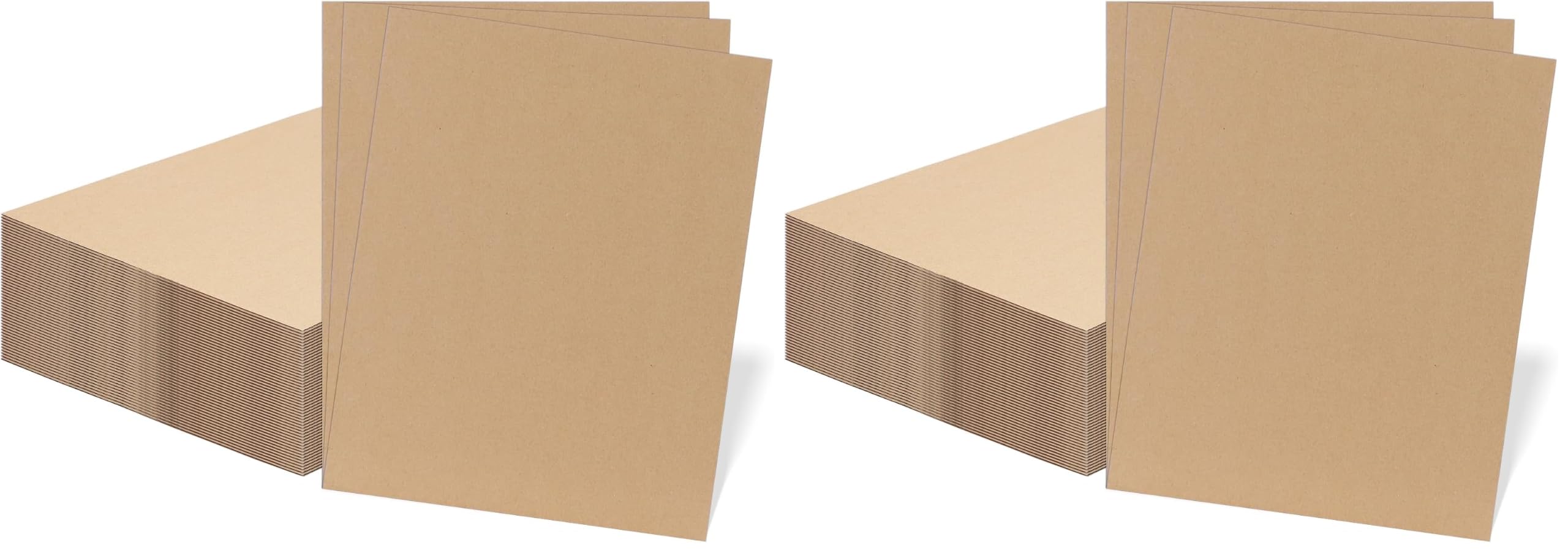 RLAVBL 100 Pack 11x14 Corrugated Cardboard Sheets, Flat Cardboard Inserts for Shipping, Mailing, Packing, DIY Crafts