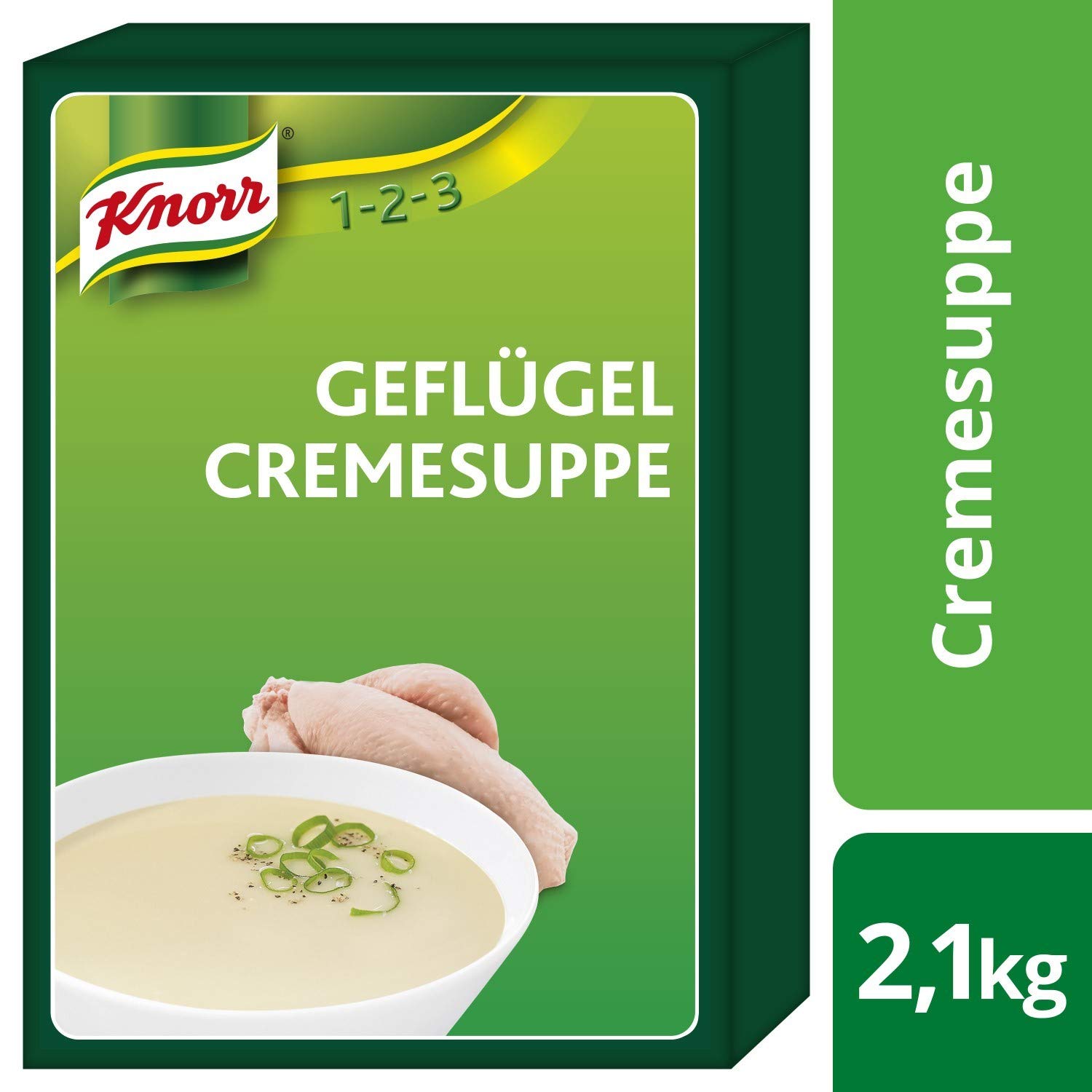 Knorr Geflügel Cremesuppe Trockenmischung (abgerundeter Geschmack) 1er Pack (1x 2,1kg)