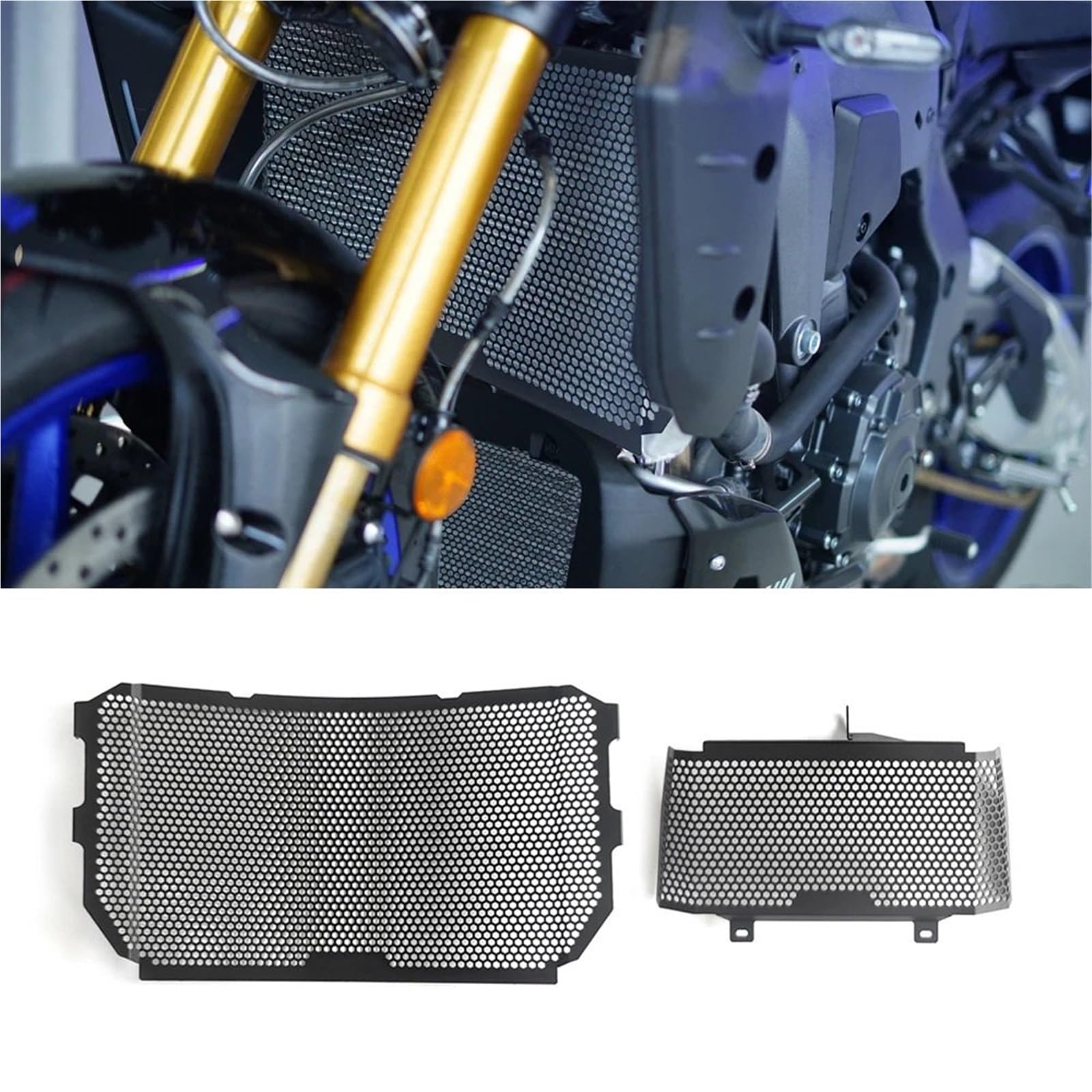 Grille Radiateur Moto Protection de calandre moto pour Yamaha MT10 2016-2023