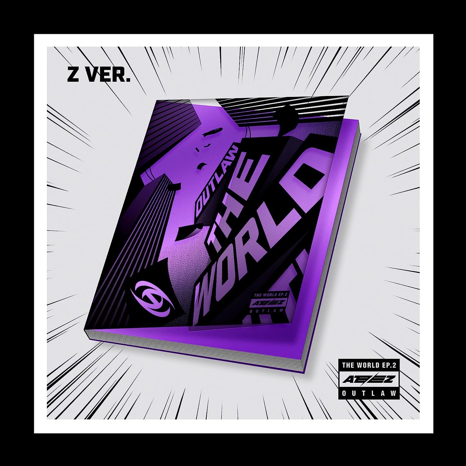 ATEEZ The World EP.2: Outlaw 9th Mini Album CD + Teambook + Team