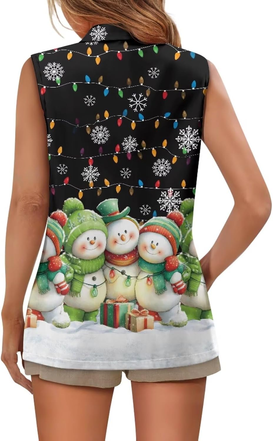 Women's Suit Vest Blazer Vest Dressy Casual Sleeveless Waistcoat One Button Loose Fit Business Blazer Open Front