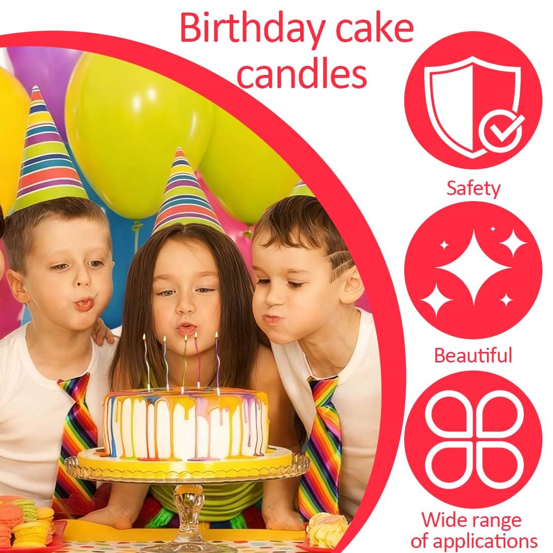 30 velas de cumpleaños, velas largas y delgadas en espiral para cumpleaños, velas finas y rizadas en espiral para pastel, para cumpleaños y bodas (multicolor)