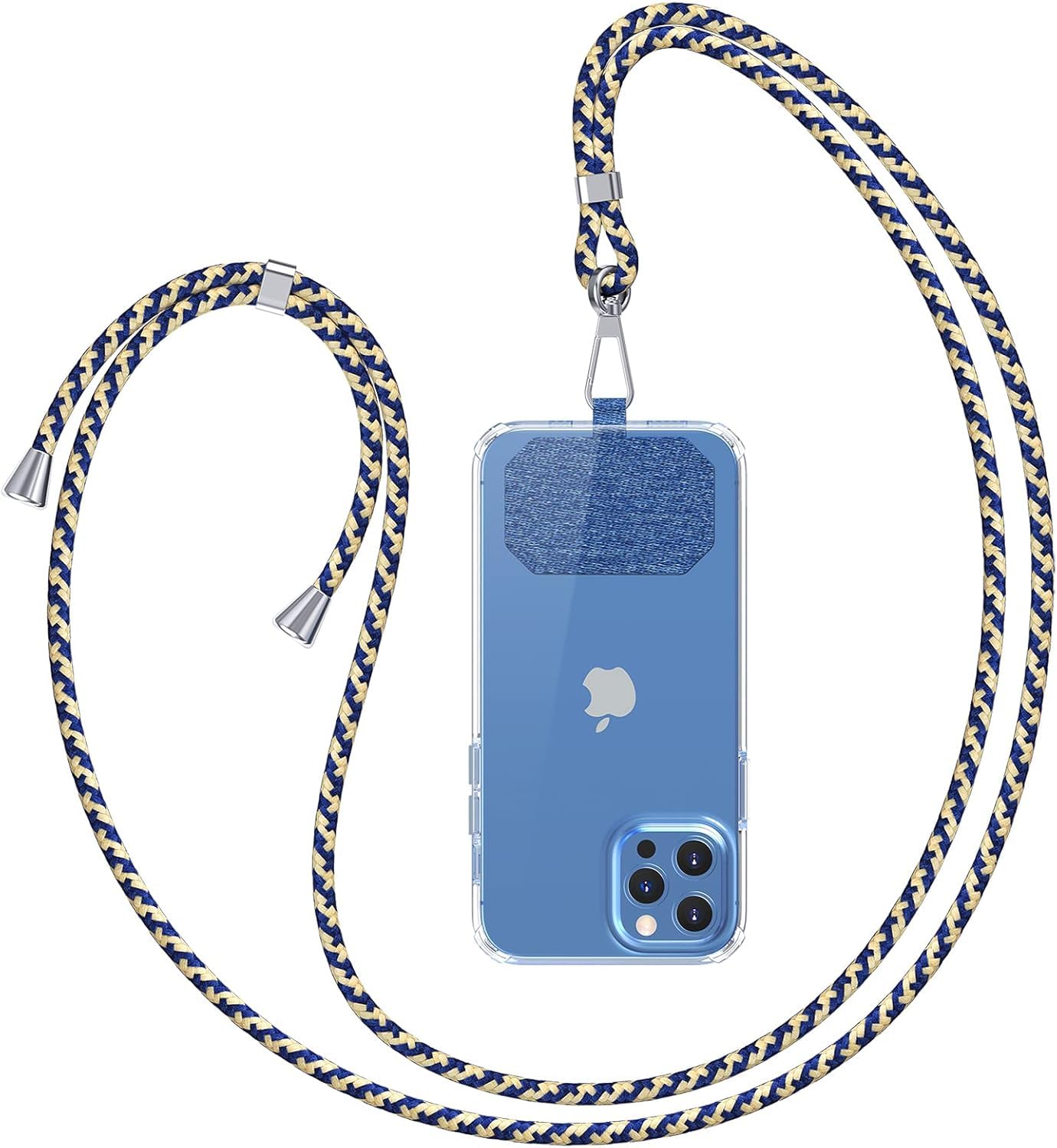 GUMO-LONG Handykette Universal zum Umhängen - Kompatibel mit jedem Handy und Smartphone, Kette zum Umhängen, Hülle mit Kordel, Handyband mit jeder Hülle kombinierbar