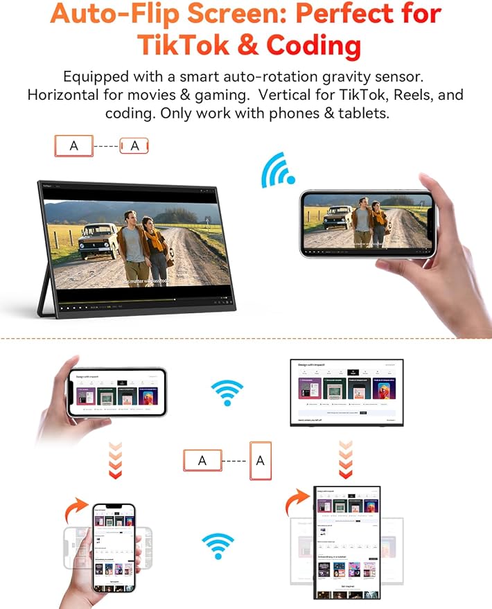 Monitor Portátil Inalámbrico 15.6 FHD IPS miniatura 4