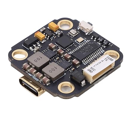 Adium Flight Control, F722DM Compact Flight Controller with 3-6 Second Clamp Type-C Connector for Drone