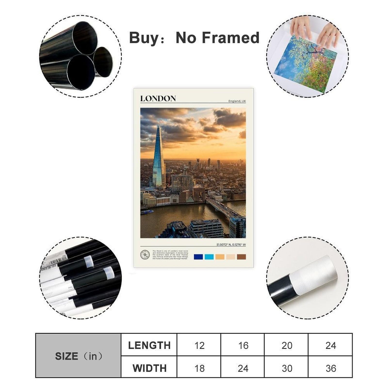 Kunstdruck auf Leinwand, echtes Foto, Poster für Schlafzimmer, Büro, Schlafzimmer, Geschenk, 61 cm L x 91,4 cm W