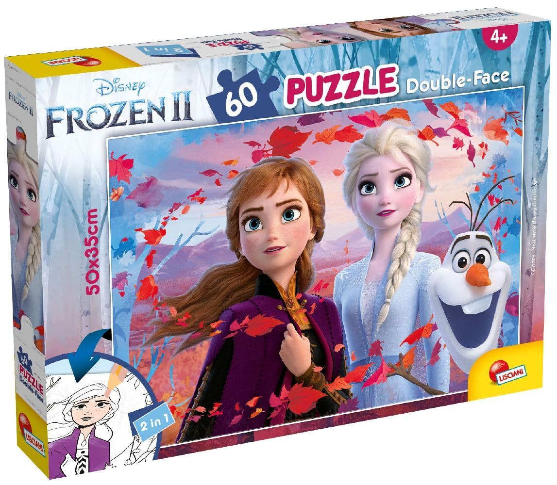 Amazon.com: Disney 65318 Df Plus Frozen, 19.7 x 13.8 in, 60 piezas