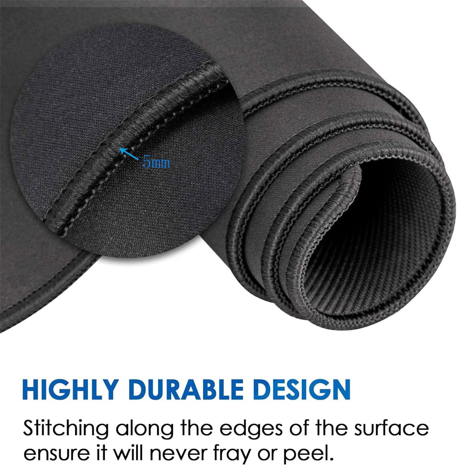 Tapis de Souris Gaming XXL 900x400x5mm,Surface Spéciale Améliore la Vitesse et la précision,Base en Caoutchouc Antidérapant,Sous-Main Bureau pour Tous Types de Souris et Clavier Musique Guitare