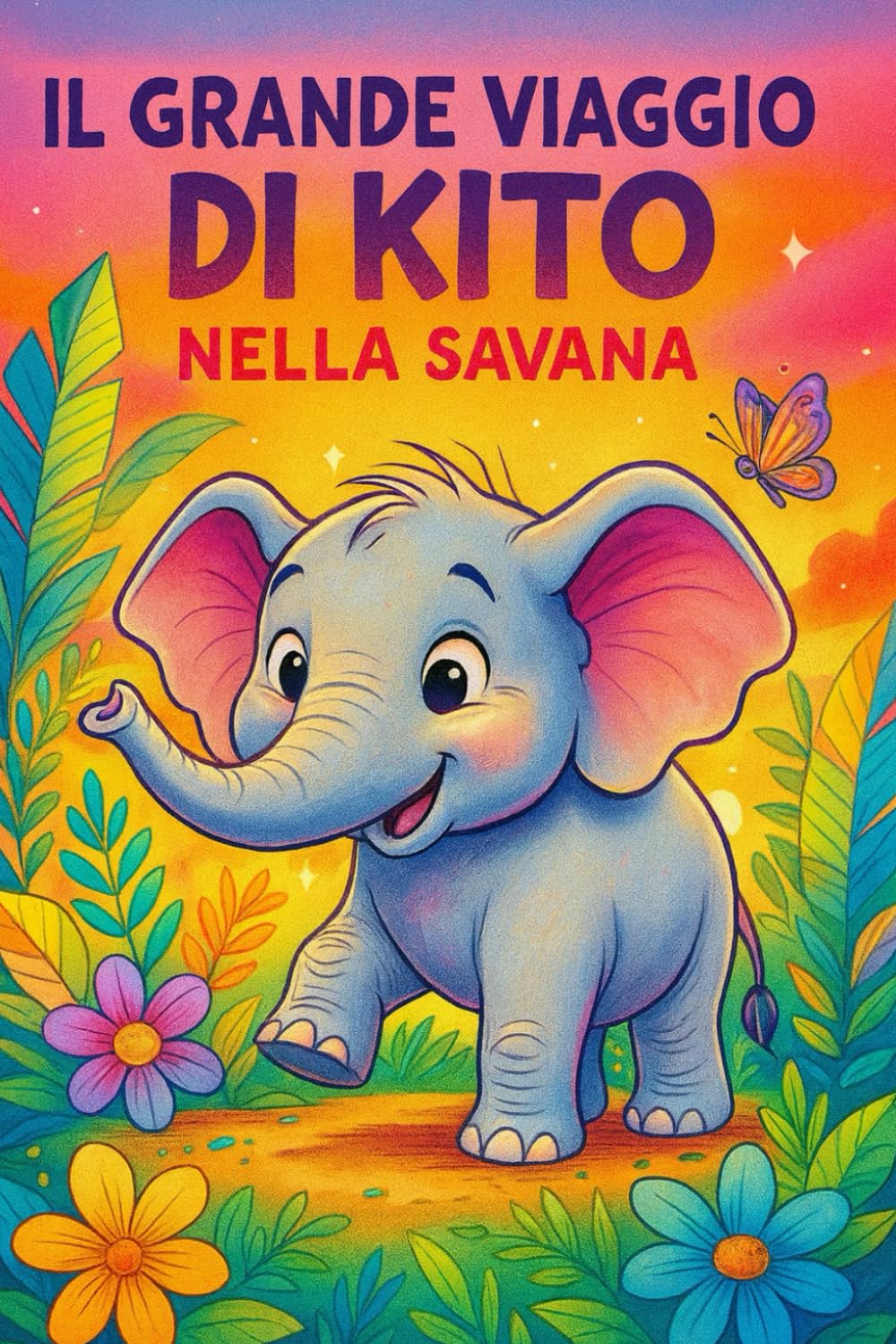 Il Grande Viaggio di Kito nella Savana: Una storia da leggere e da colorare (Colora il tuo Magico Mondo!)