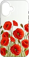 Vista 31 de iPhone XR - Carcasa para iPhone XR con diseño de amapolas rojas