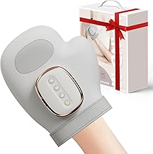 Wireless Hand Massager, Electric Hand Massager with Heat and Compression, Hand Massager for Arthritis and Carpal Tunnel, 5 Levels Adjustable, Gifts for Women and Men