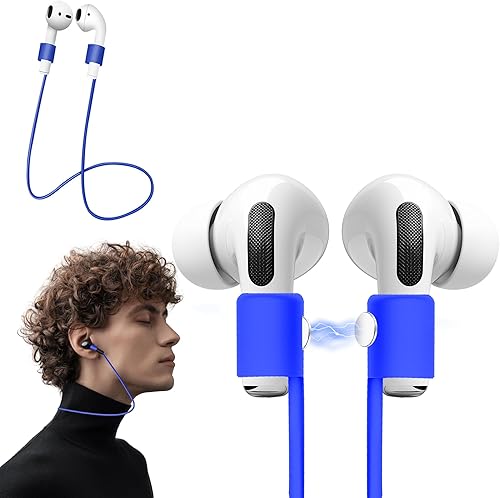 Miniatura 15 de Ultra Strong Magnetic AirPods Straps,Neck Rope Cord,Anti-Lost Straps for Airpods 4,3,2,1&Airpods Pro 2/1 Naranja,Negro