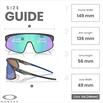 Amazon.com: OAKLEY RSLV OO9484D 948403 49MM Matte Grey Smoke/Prizm