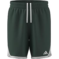 adidas Uomo M Everyday PRO Bball Short Shorts, Team Dark Green/White