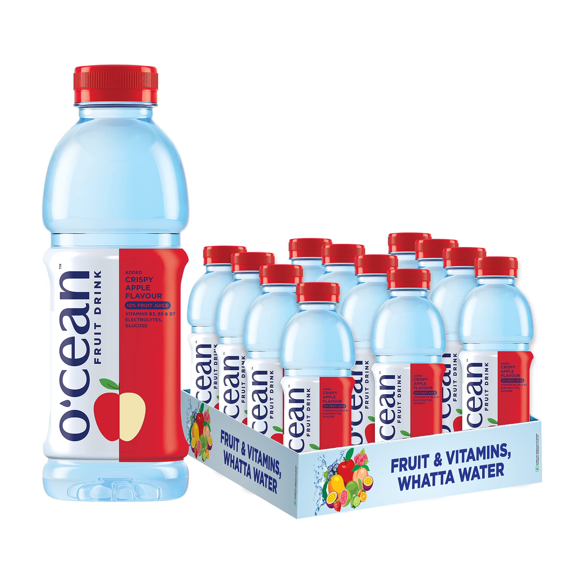 OCEAN Fruit Drink Crispy Apple Crispy Apple | 500Ml | Pack Of 12, Vegetarian (B096ZR1VDZ) Amazon Price History, Amazon Price Tracker