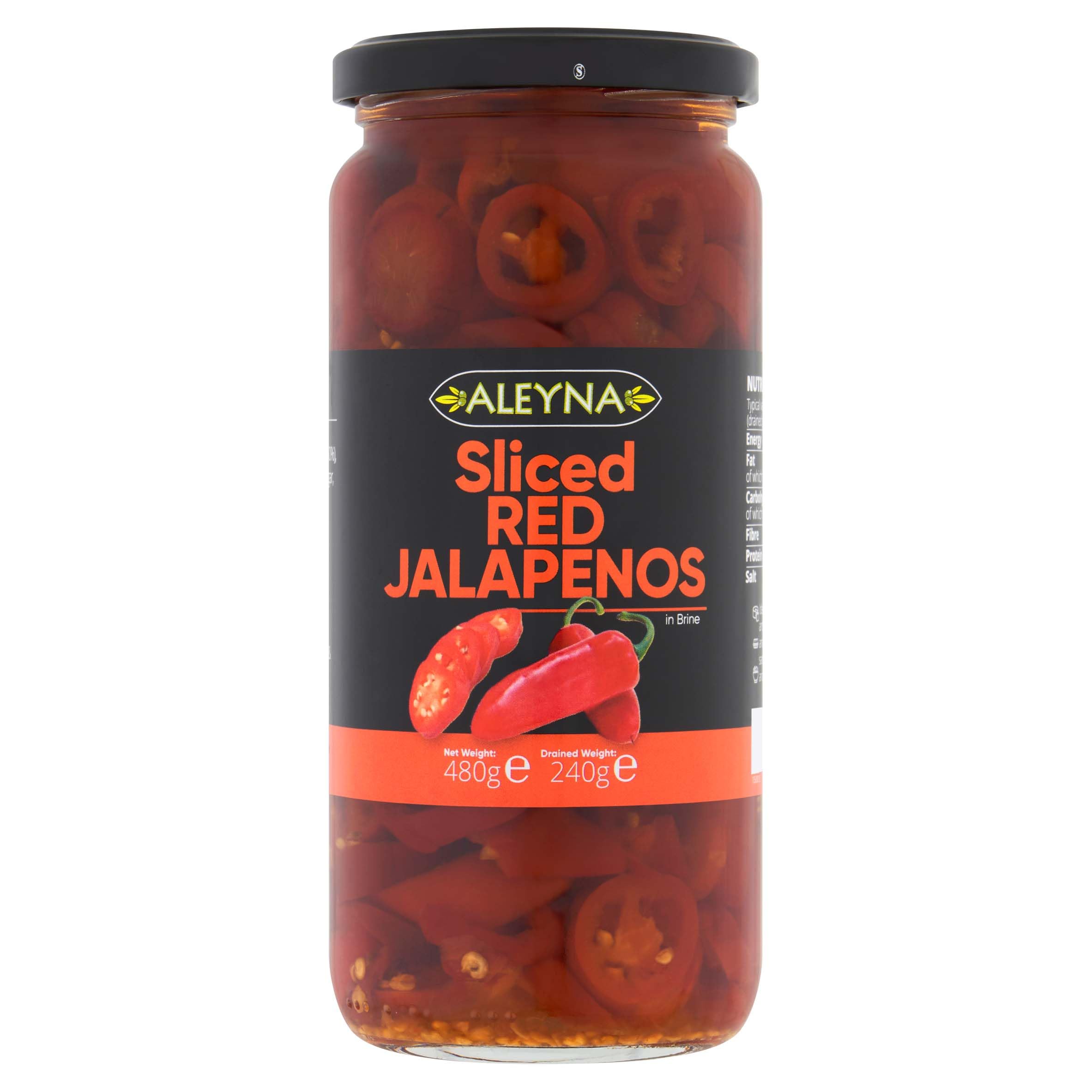 Red Jalapenos 480 g (Pack of 6)