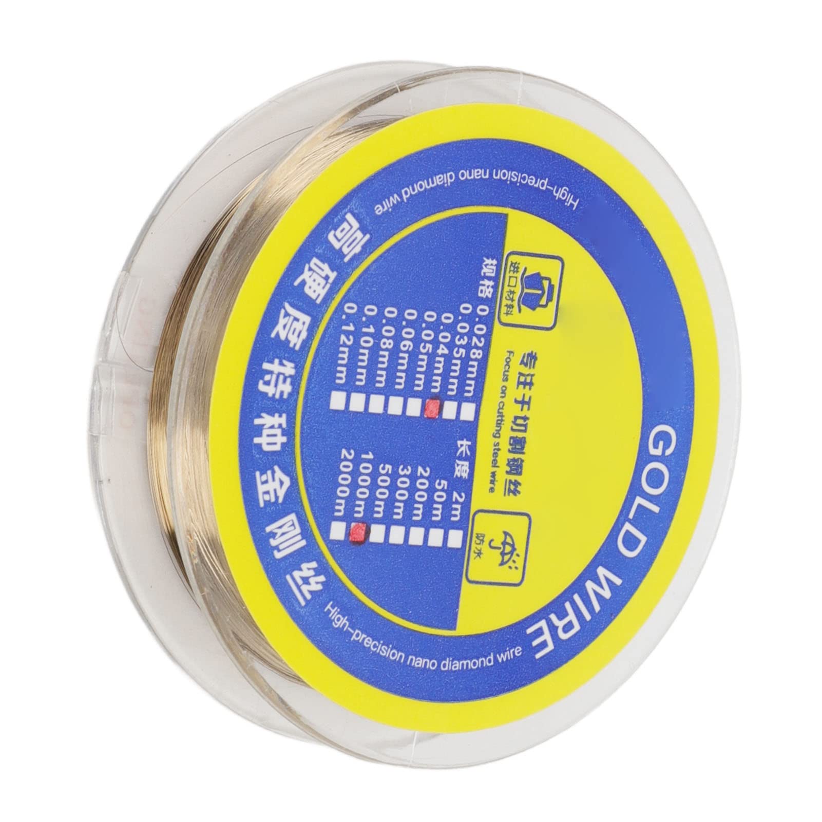 0.04mm LCD Screen Cutting Wire, High Hardness Wear Proof, Tungsten Alloy Steel, Separate LCD for Smartphones with Comfortable Repair, Convenient Carry (1000m)