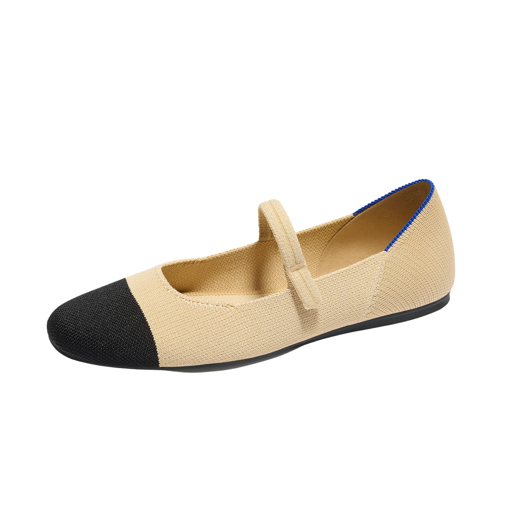 Rothy's The Square Mary Jane Women's Slip-On Shoes, Square-Toe Flats, Sustainable & Washable
