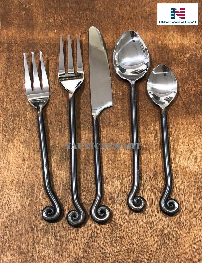 Nautical-Mart Treble Clef Flatware Stainless Steel Salad Fork