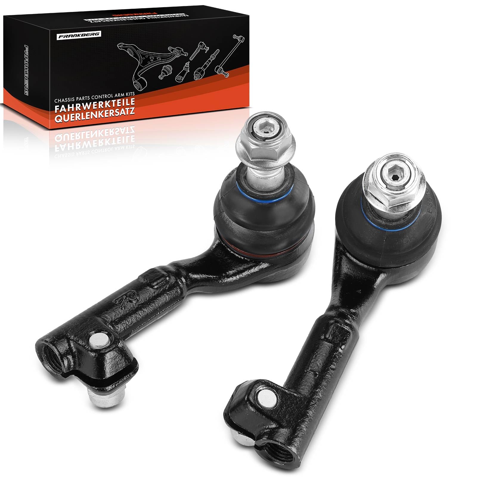 Frankberg 2x Rotule Direction Avant Compatible avec Série 3 E90 320-335 2.0L-3.0L 2005-2011 Série 3 Coupé E92 320-335 2.0L-3.0L 2006-2013 X1 E84 16-28 2.0L-3.0L 2009-2015 Remplacer# 32106768879