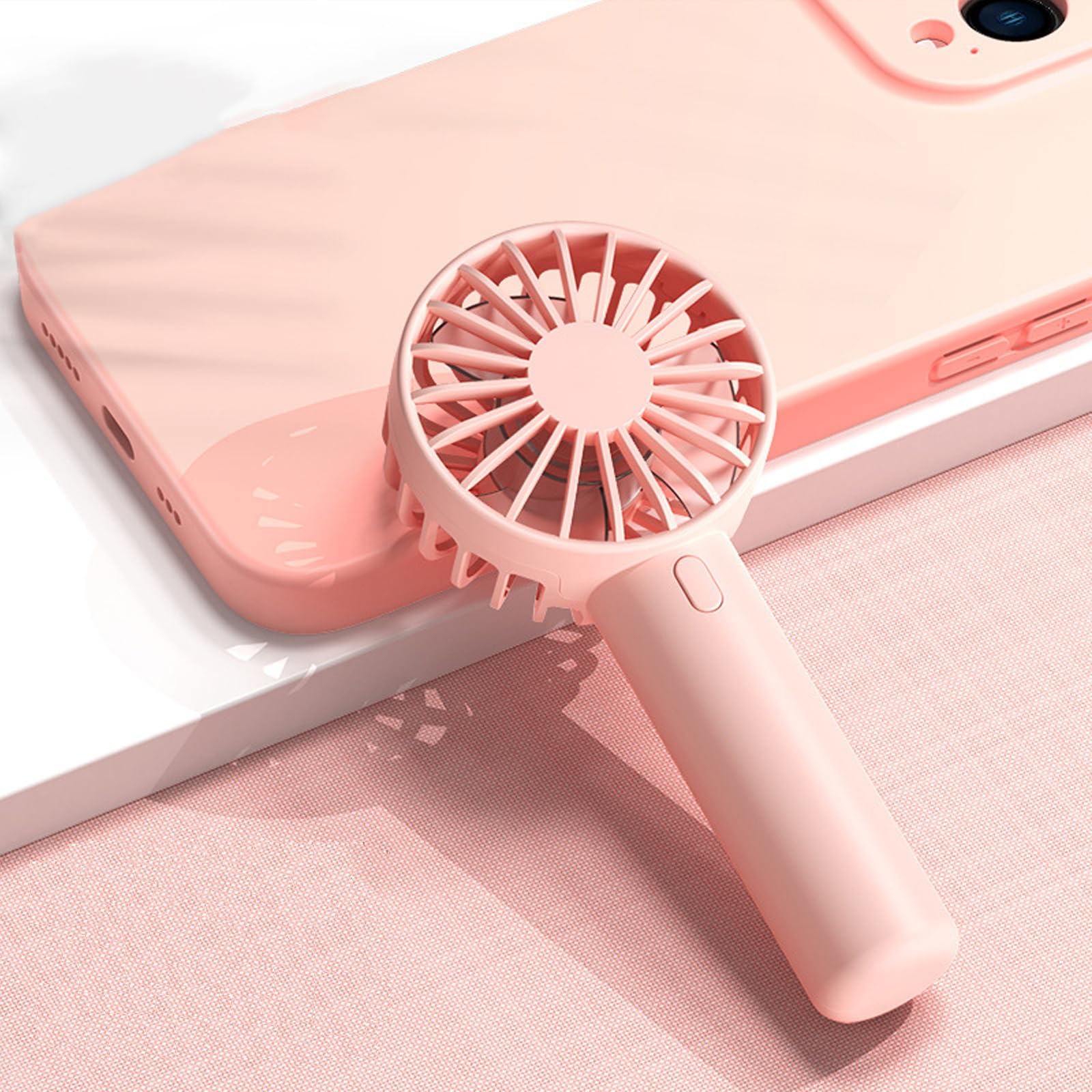 BCNJEPIN Portable Fan, Delicate Portable Fan, Small Fan, Rechargeable Mini Fan, Three Wind Speeds, Cute Design Hand Fan Used for Women, Men, Indoor, Outdoor (Pink) (B0D41LH9KM) Amazon Price History, Amazon Price Tracker