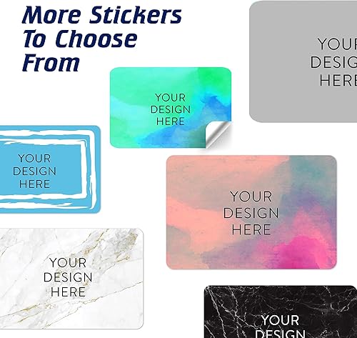 Vista 162 de DayStar Custom Signs & Design - 100 adhesivos de vinilo personalizables, con texto, imagen, diseño y logotipo; adhesivos para logotipo de embalaje